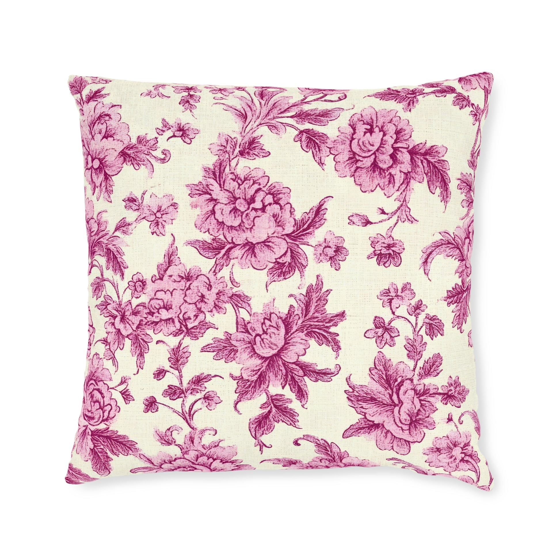 Shabby Chic Floral Square Pillow