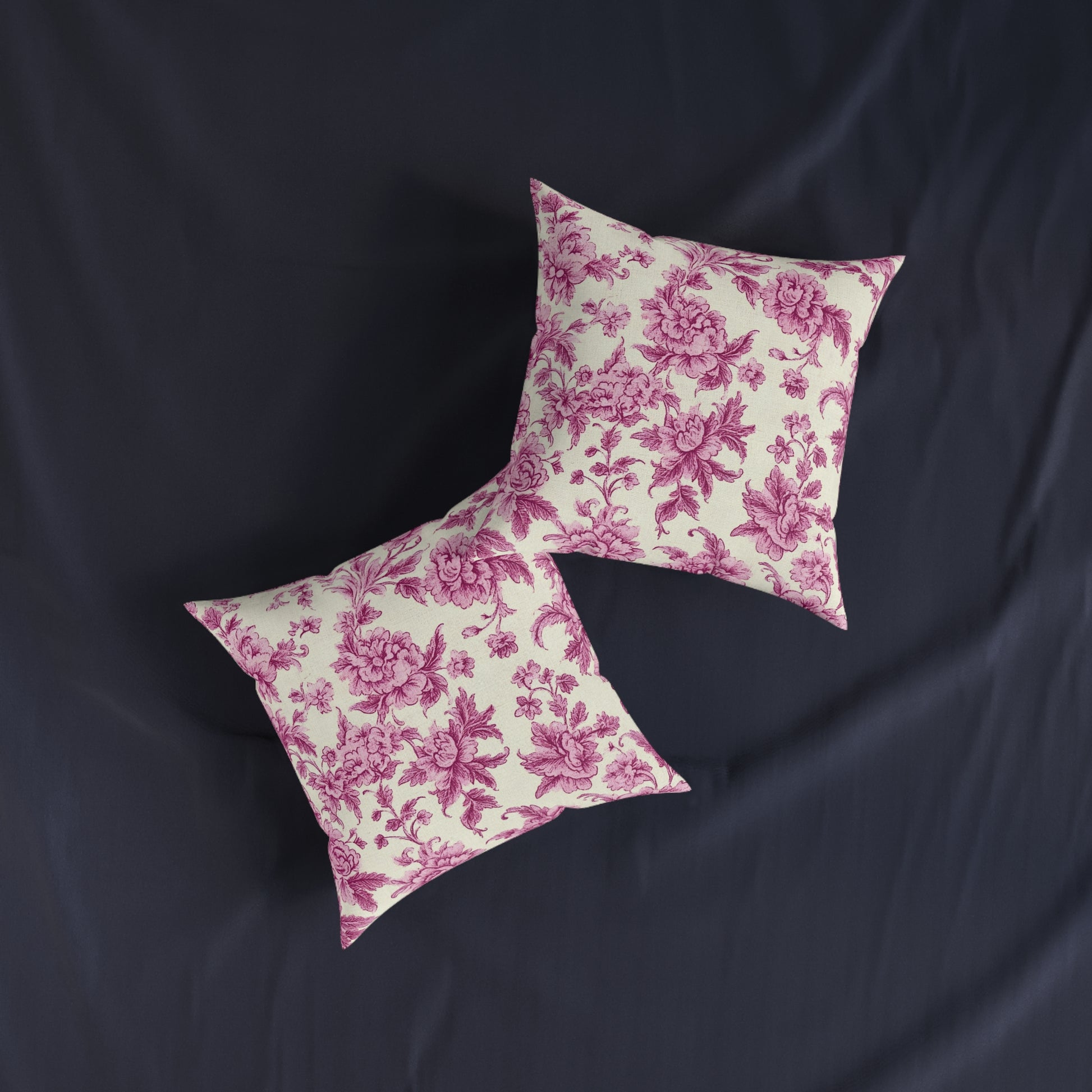 Shabby Chic Floral Square Pillow