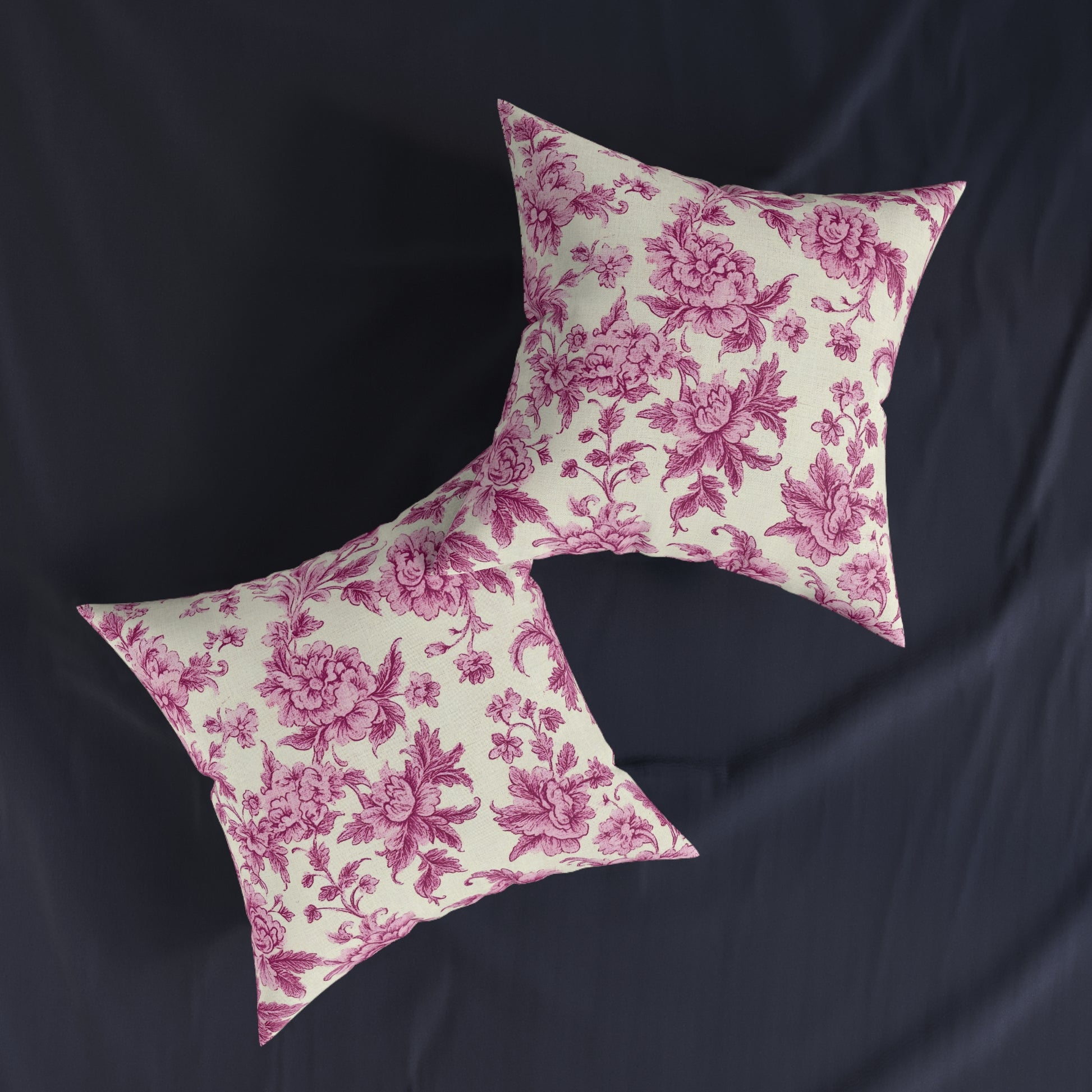 Shabby Chic Floral Square Pillow