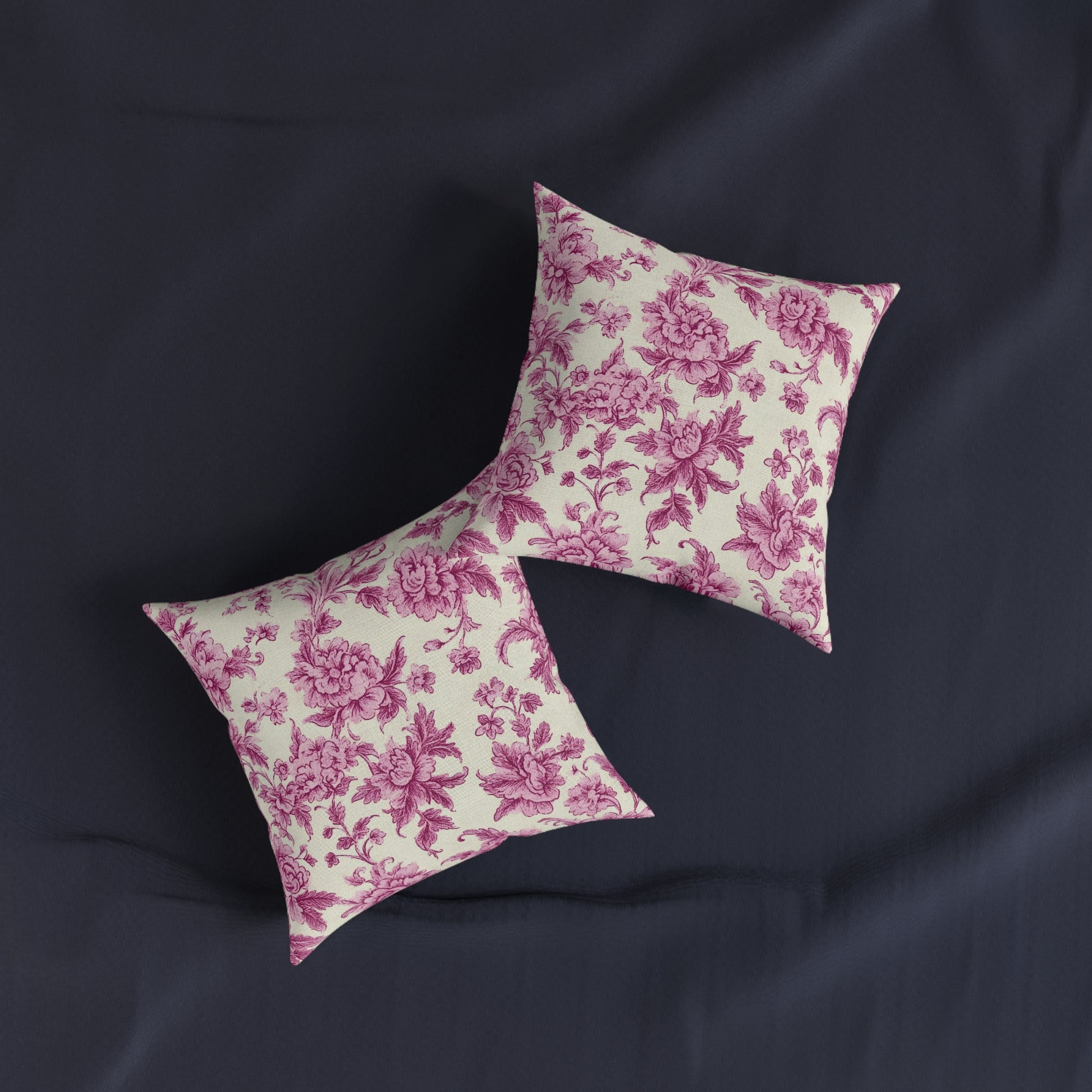 Shabby Chic Floral Square Pillow